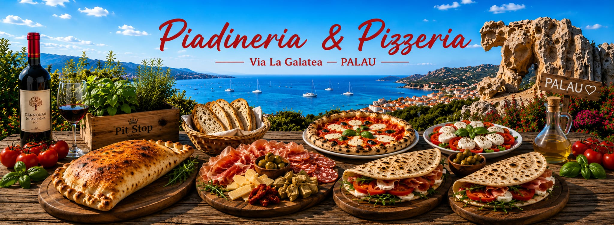 Pit Stop — Piadineria Pizzeria, Palau